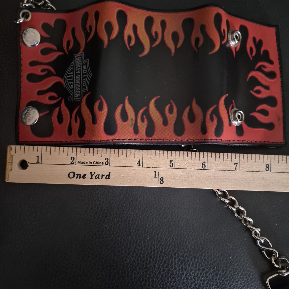 Harley-Davidson Black and Orange Flame Money Clip - Picture 7 of 8